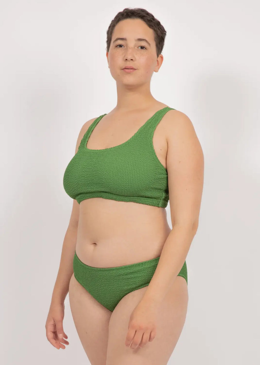 Maui Bottom in Jade - bikini bottom